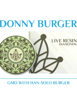 BOTANICAL GARDENS DONNY BURGER (GMO WITH HAN-SOLO BURGER) LIVE RESIN DIAMONDS