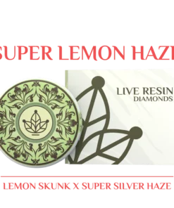 BOTANICAL GARDENS SUPER LEMON HAZE – (LEMON SKUNK X SUPER SILVER HAZE) LIVE RESIN DIAMONDS